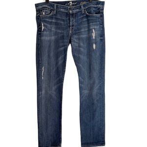 7 For All Mankind Josefina Skinny Boyfriend Jeans
